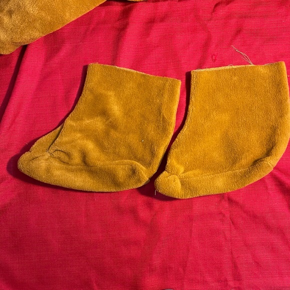 Vintage 3 Piece Handmade Plush Kangaroo Costume Big Kids Unisex XL Candy Pouch!! - Picture 7 of 15